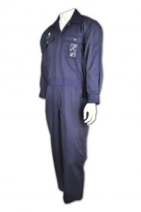 D106 訂做工業制服  來樣訂購員工制服  雙胸袋 自訂制服套裝 製衣工業制服中心HK